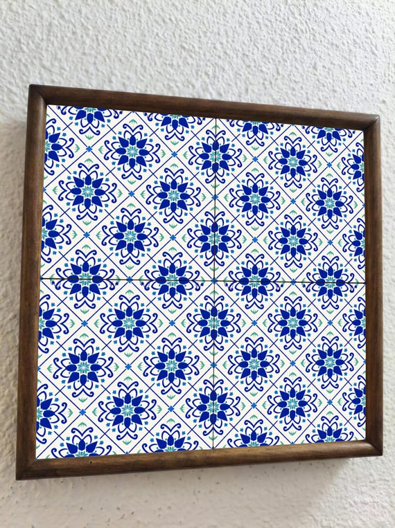Santorini azul floral — vista 4
