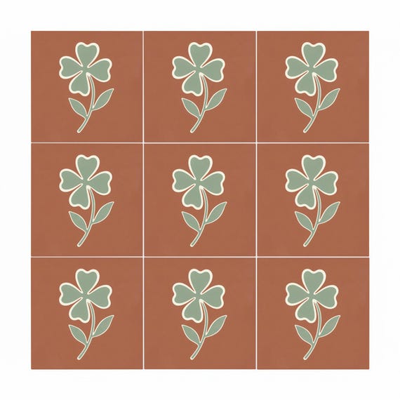 Clover Flower minimalista — vista 2
