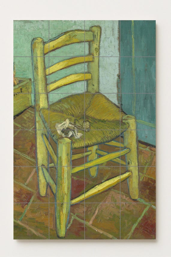 Mural de cerámica "La silla de Van Gogh" — vista 4