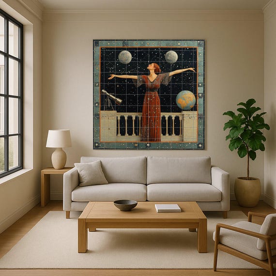 Mural cerámico astronómico — vista 4