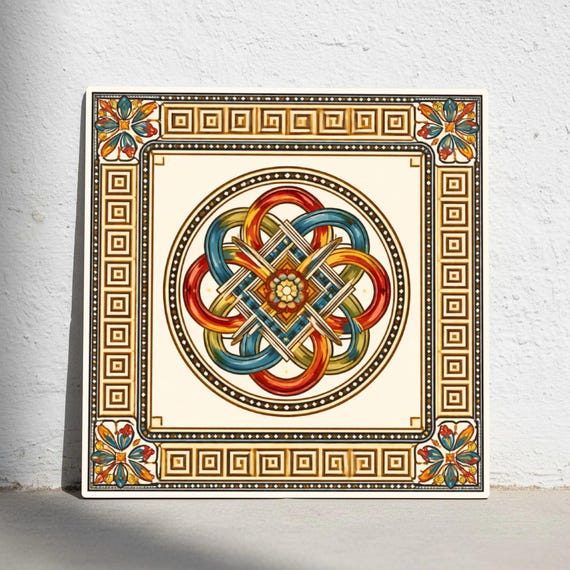 Byzantine Revival — Azulejo decorativo de Cerámicas La Noria