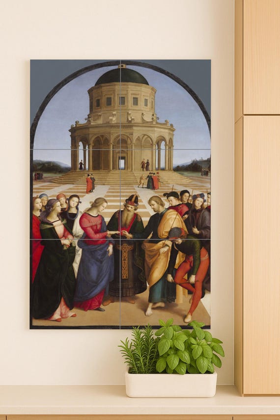 Mural de cerámica "El matrimonio de la Virgen" — vista 2