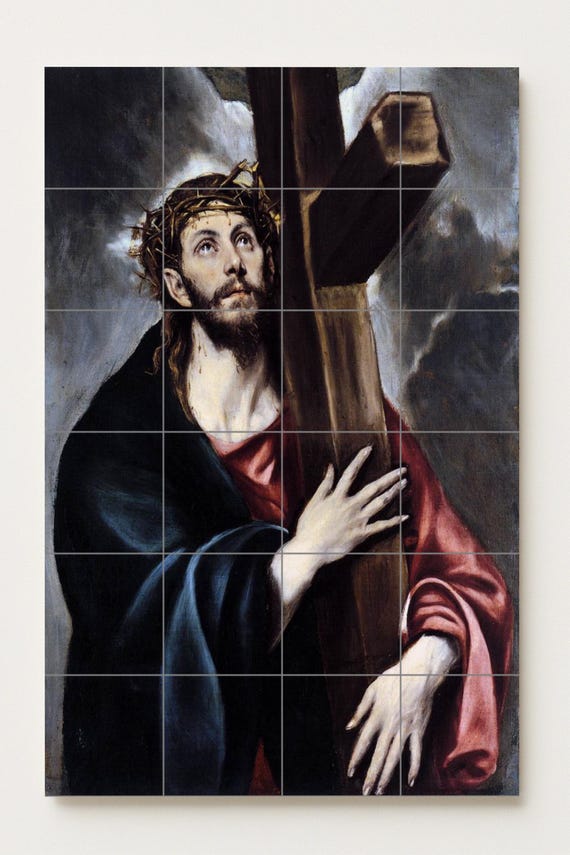 Cristo cargando la cruz — vista 2