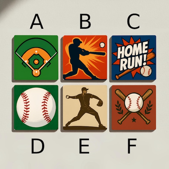 Béisbol retro / Decoración deportiva — vista 2