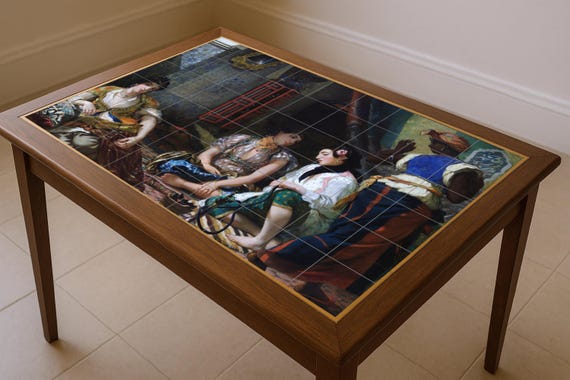 Mural de azulejos de cerámica "Mujeres de Argel" — vista 4