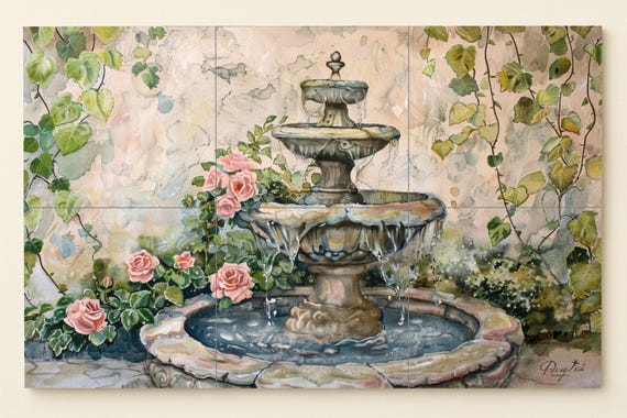Mural de patio español — vista 3