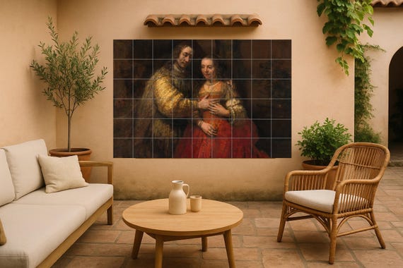Mural de cerámica "La novia judía" — vista 4