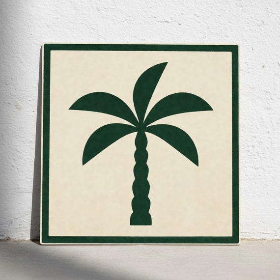 Palmera árbol minimalista