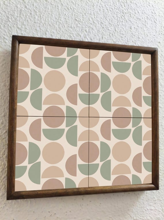 Retro 70s geométrico — vista 3