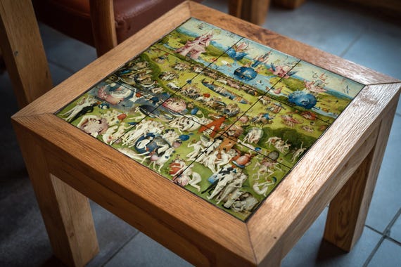 Mural de azulejos del Jardín de las Delicias de El Bosco — vista 4