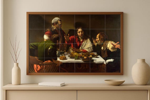 Mural de cerámica "La cena de Emaús" — vista 2