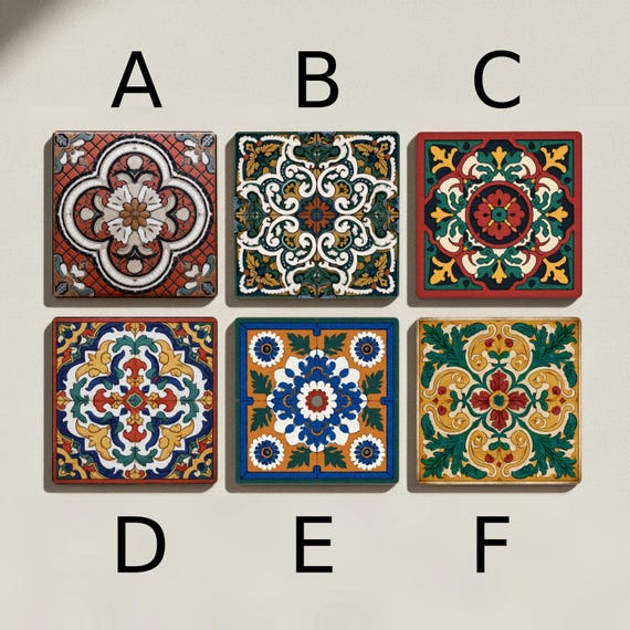Azulejos de estilo neoencáustico victoriano