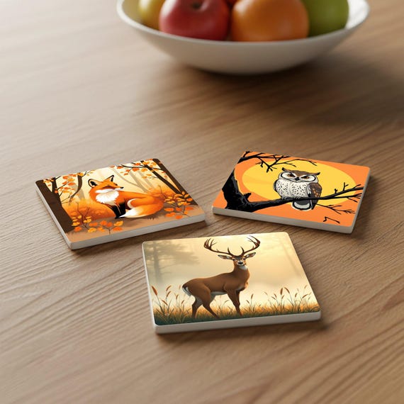 Diseño de animales del bosque, decoración forestal