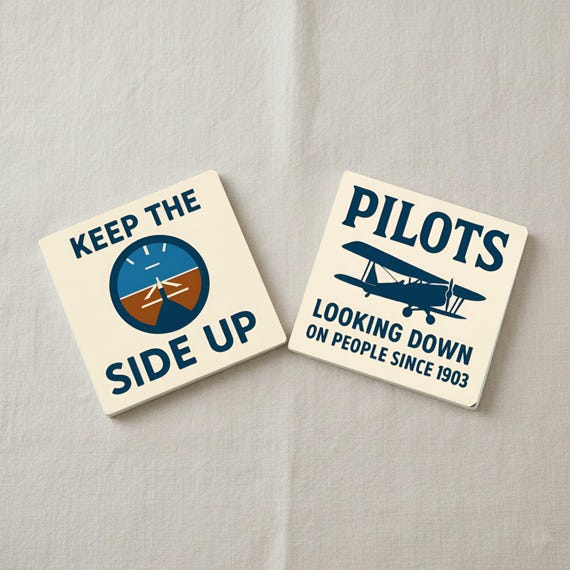 Humor aeronáutico, regalo para piloto, decoración de avión