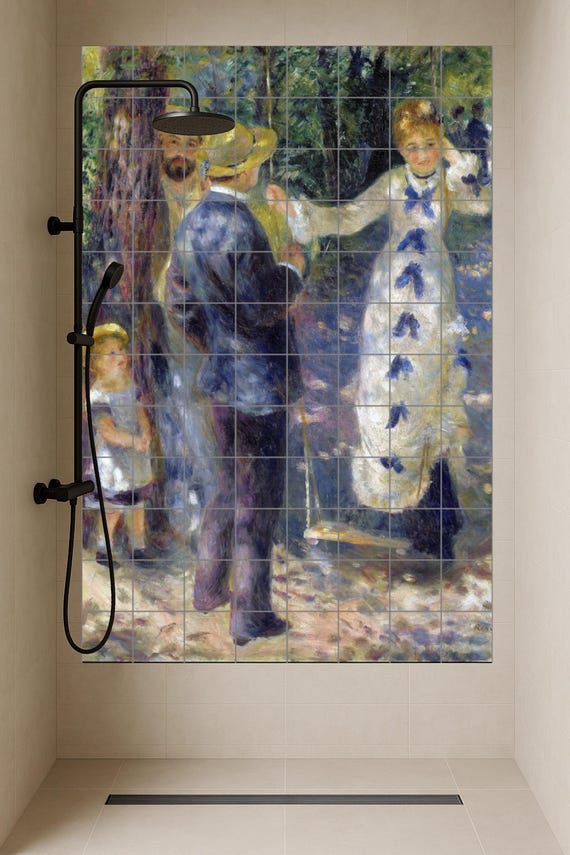 El mural de azulejos de cerámica El Columpio — vista 3