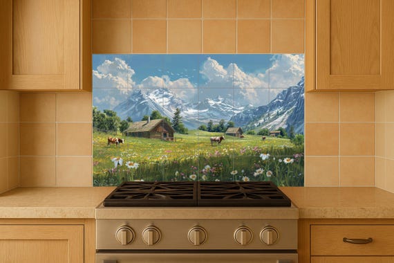 Mural del valle de Zermatt