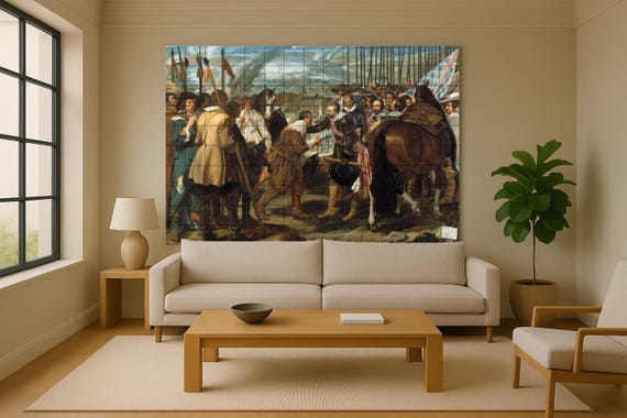 Mural de cerámica La rendición de Breda — vista 3