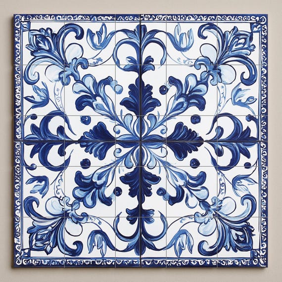 Mural cerámico de azulejo portugués — vista 3