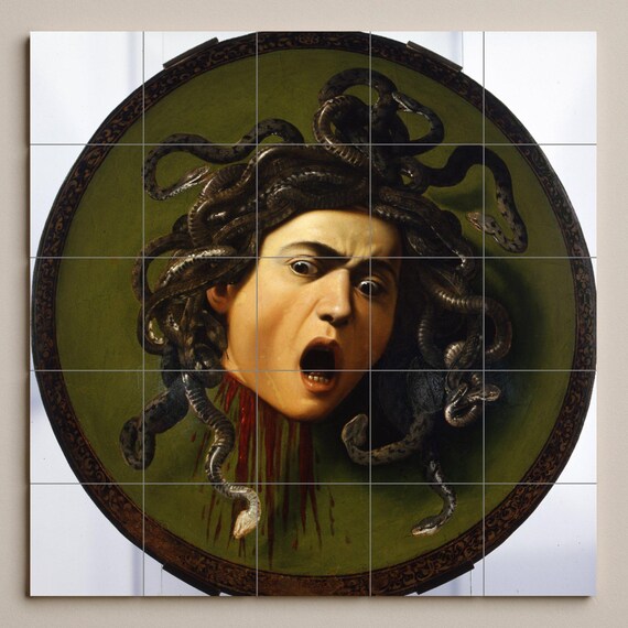 Mural de cerámica de Medusa — vista 3