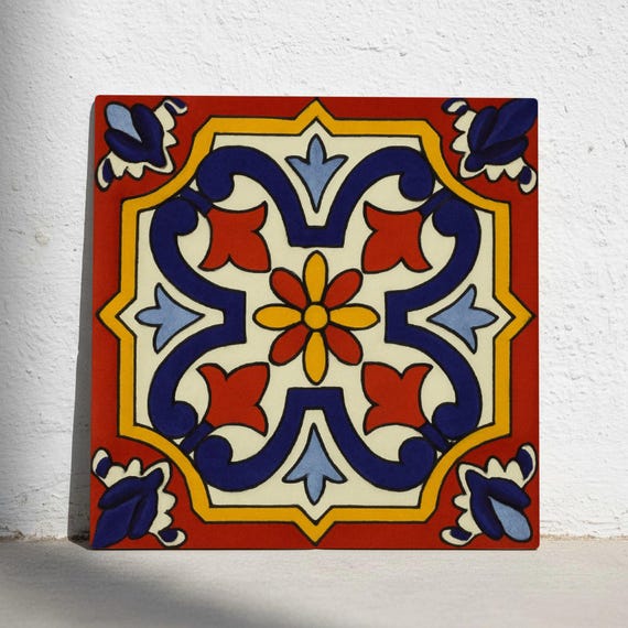 Mexicano de Talavera — Azulejo decorativo de Cerámicas La Noria