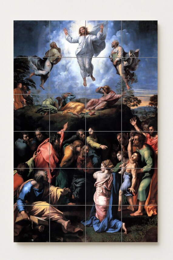 Mural de azulejos de cerámica de la Transfiguración — vista 2