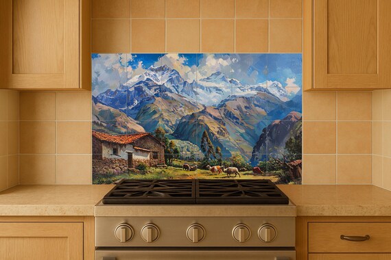 Mural de valle andino — vista 4