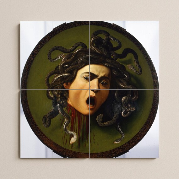 Mural de cerámica de Medusa — vista 2