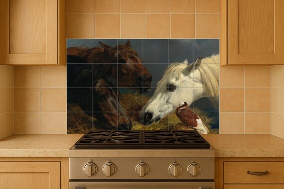 Mural de arte equino — vista 4