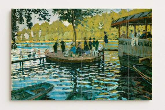 Mural de azulejos de La Grenouillère Monet — vista 2