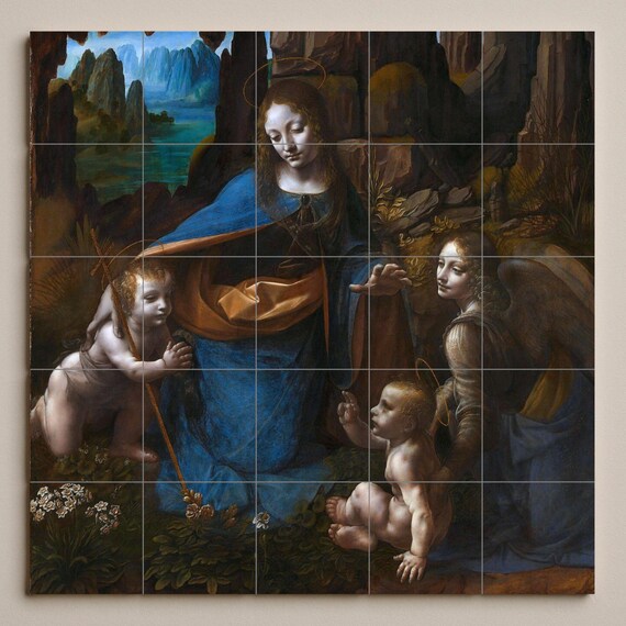 Virgen de las Rocas de Leonardo da Vinci — vista 4