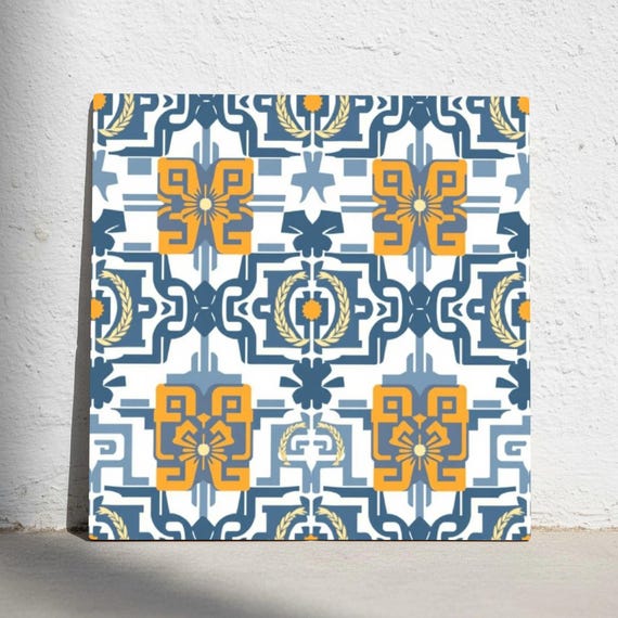 Thessaloniki — Azulejo decorativo de Cerámicas La Noria