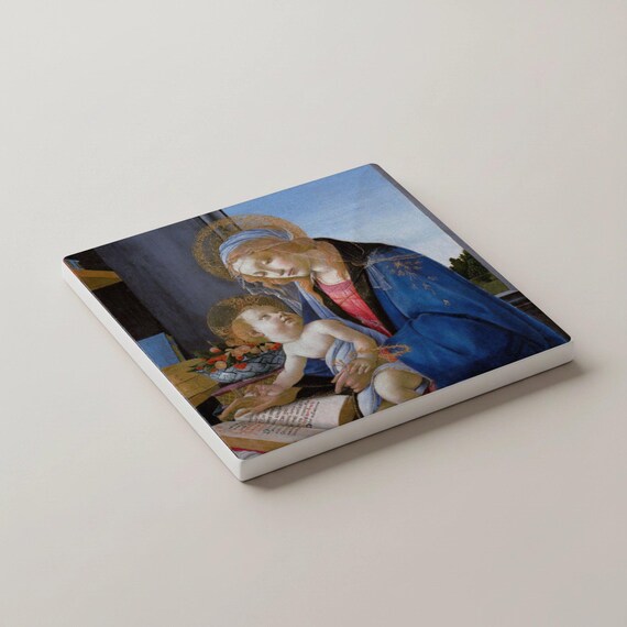Botticelli, decoración de mesa de arte renacentista — vista 3