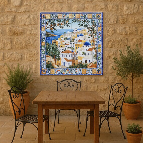 Mural cerámico Symi — vista 2