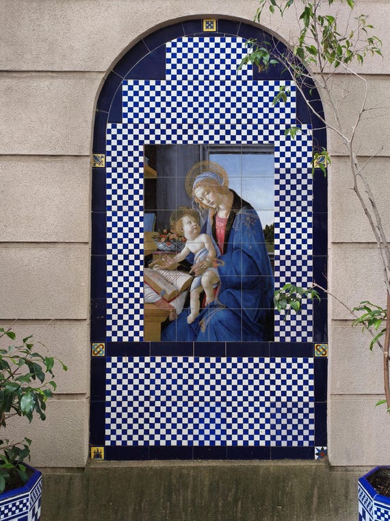 La Virgen y el Niño de Sandro Botticelli
