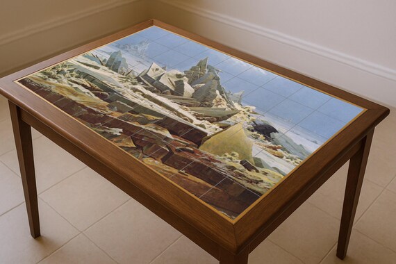 Mural de azulejos de cerámica "Mar de Hielo" — vista 3