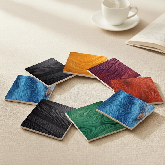 Vetas de madera de colores — vista 4