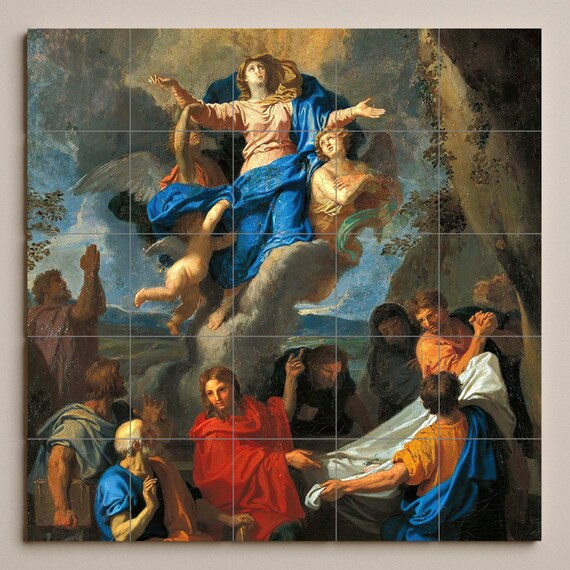 Mural de azulejos de la Asunción de María — vista 3