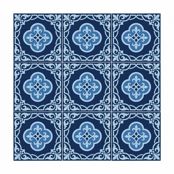 Powder azul ornamental