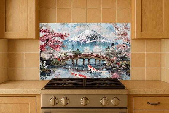 Mural de jardín japonés — vista 4