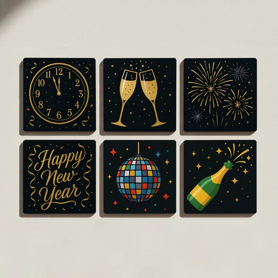 Para Nochevieja / Decoración para brindis con champán — vista 3