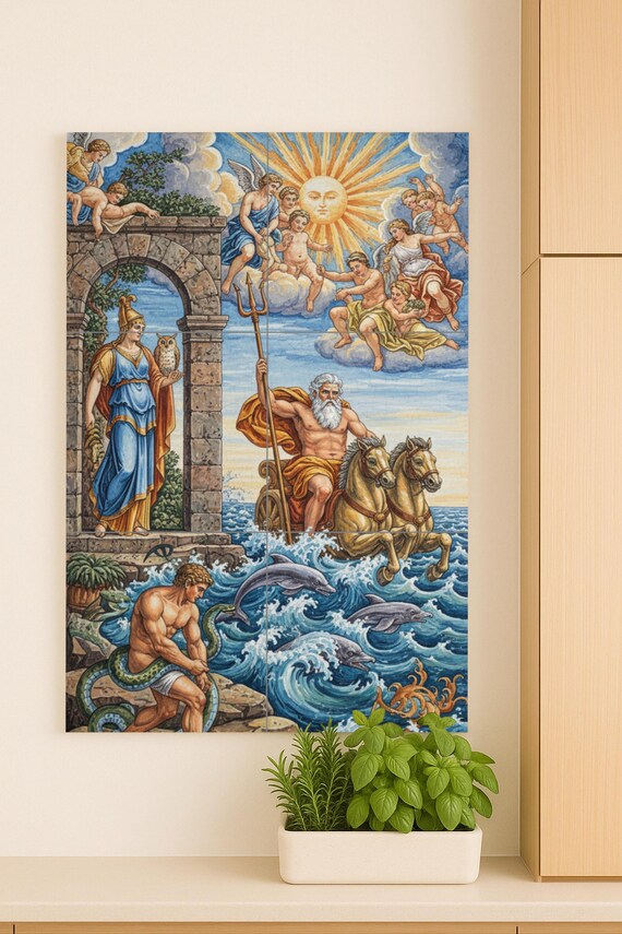 Poseidón y Atenea — vista 3