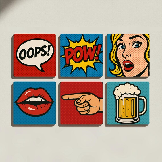 Estilo pop art / Decoración de mesa estilo cómic — vista 3