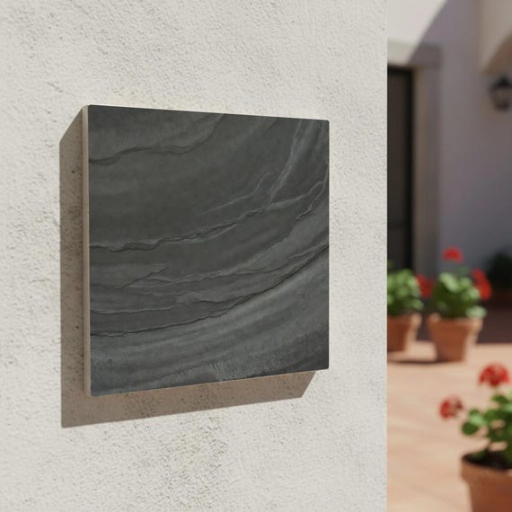 Dark piedra Texture — Azulejo decorativo de Cerámicas La Noria