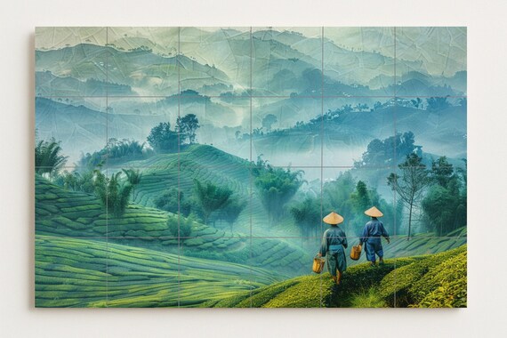 Mural de campo en terrazas — vista 2