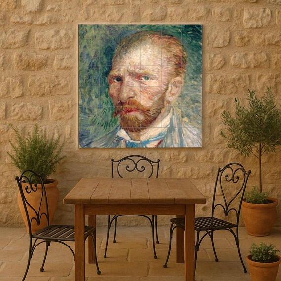 Mural de autorretrato de Van Gogh — vista 2