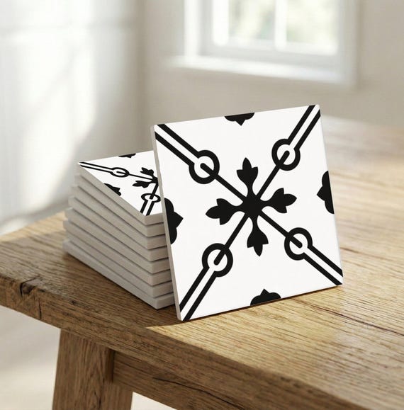 Negro y blanco Interlocking — vista 4