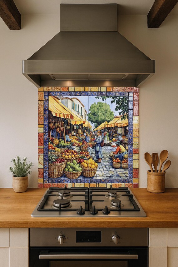 Mural cerámico del Mercado Mediterráneo — vista 4