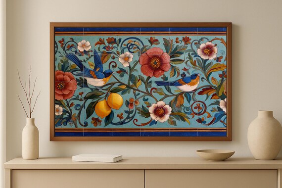 Mural de jardín siciliano — vista 2
