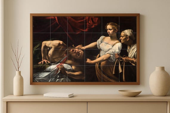 Mural de azulejos de Caravaggio — vista 2