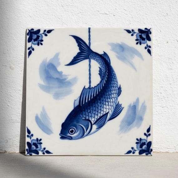 Azul de Delft — Azulejo decorativo de Cerámicas La Noria